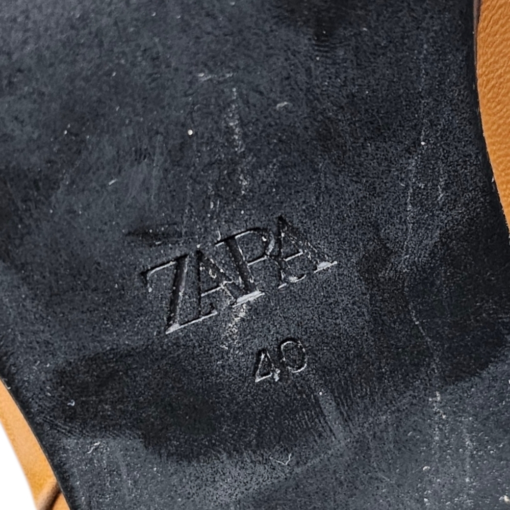 Zara Tan Over the Knee Boots - Picture 7 of 9